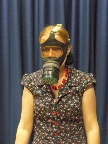 Demonstrating civilian respirator