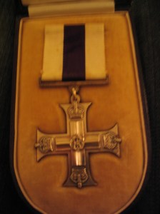 Jack's actual cross awarded for gallantry